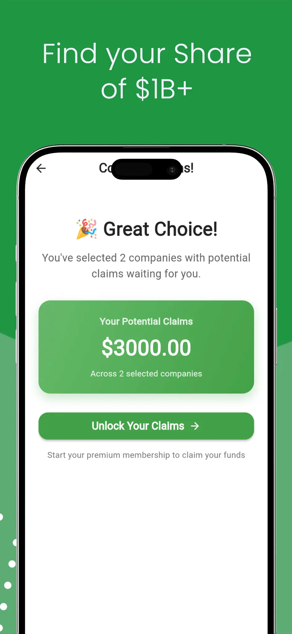 Screenshot 2 of Reclaimr - Find Money Companies Owe You