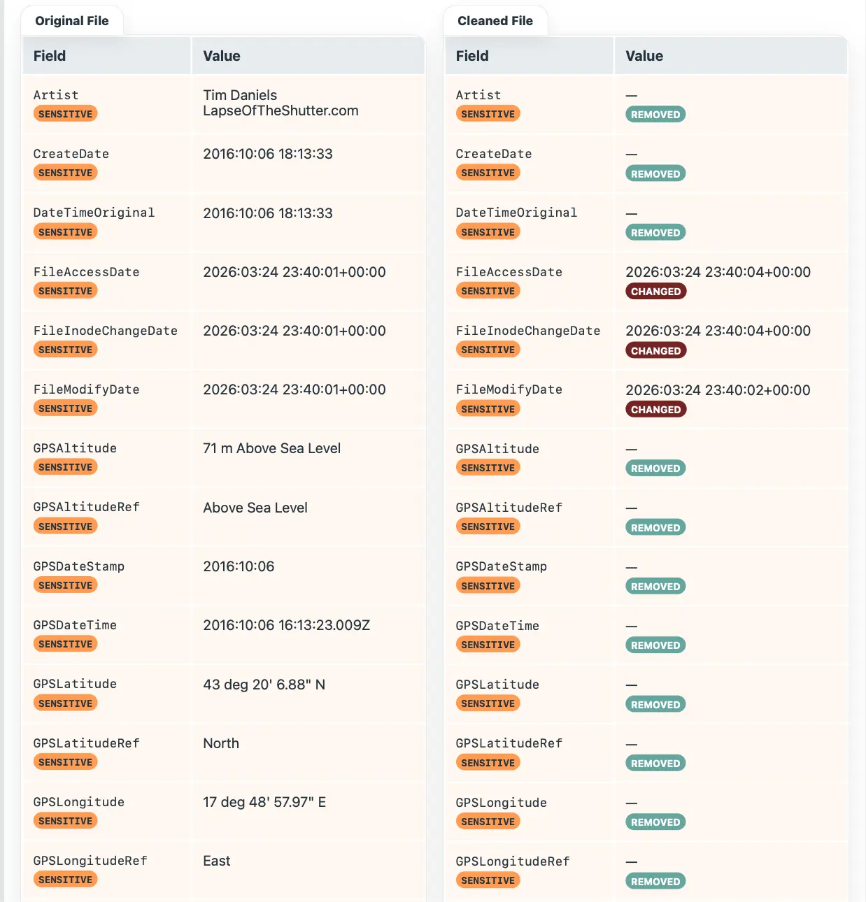 Screenshot 1 of MetaWiper