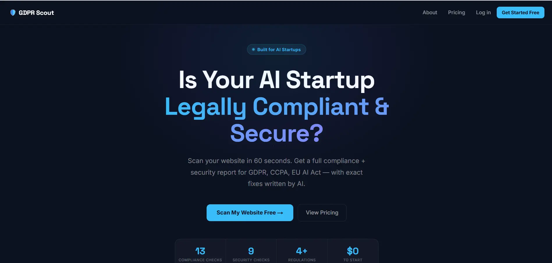 Screenshot 1 of GDPRScout