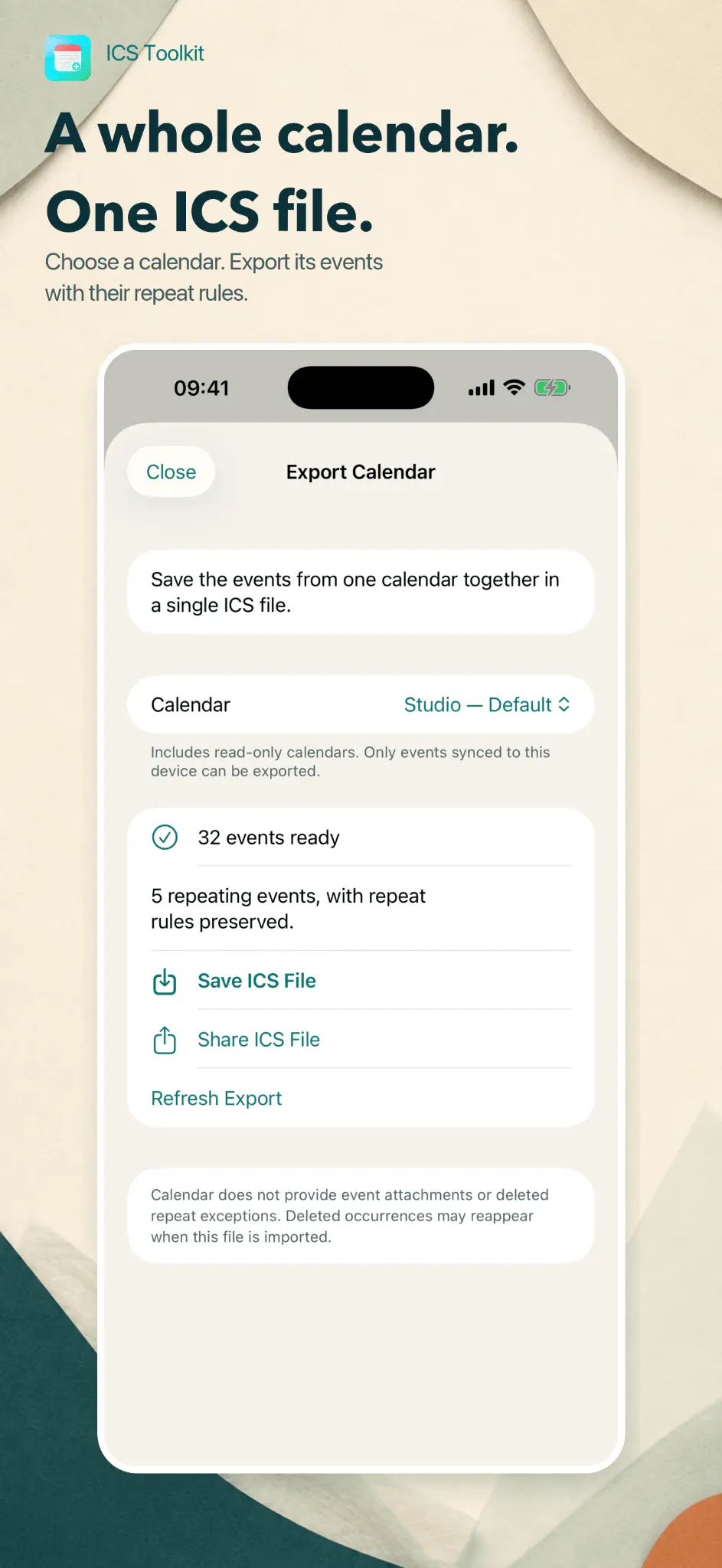 Screenshot 2 of ICS Toolkit