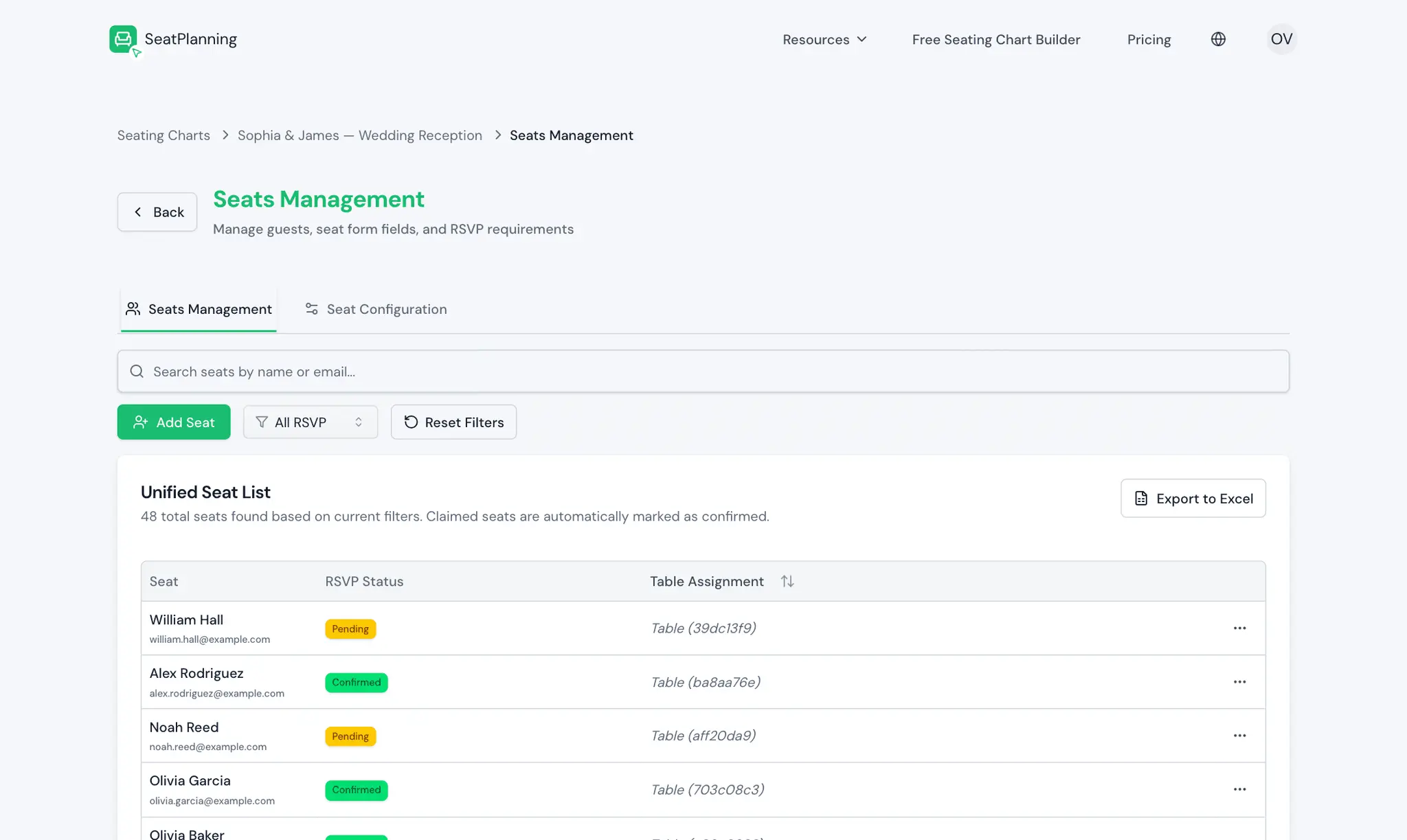 Screenshot 4 of SeatPlanning