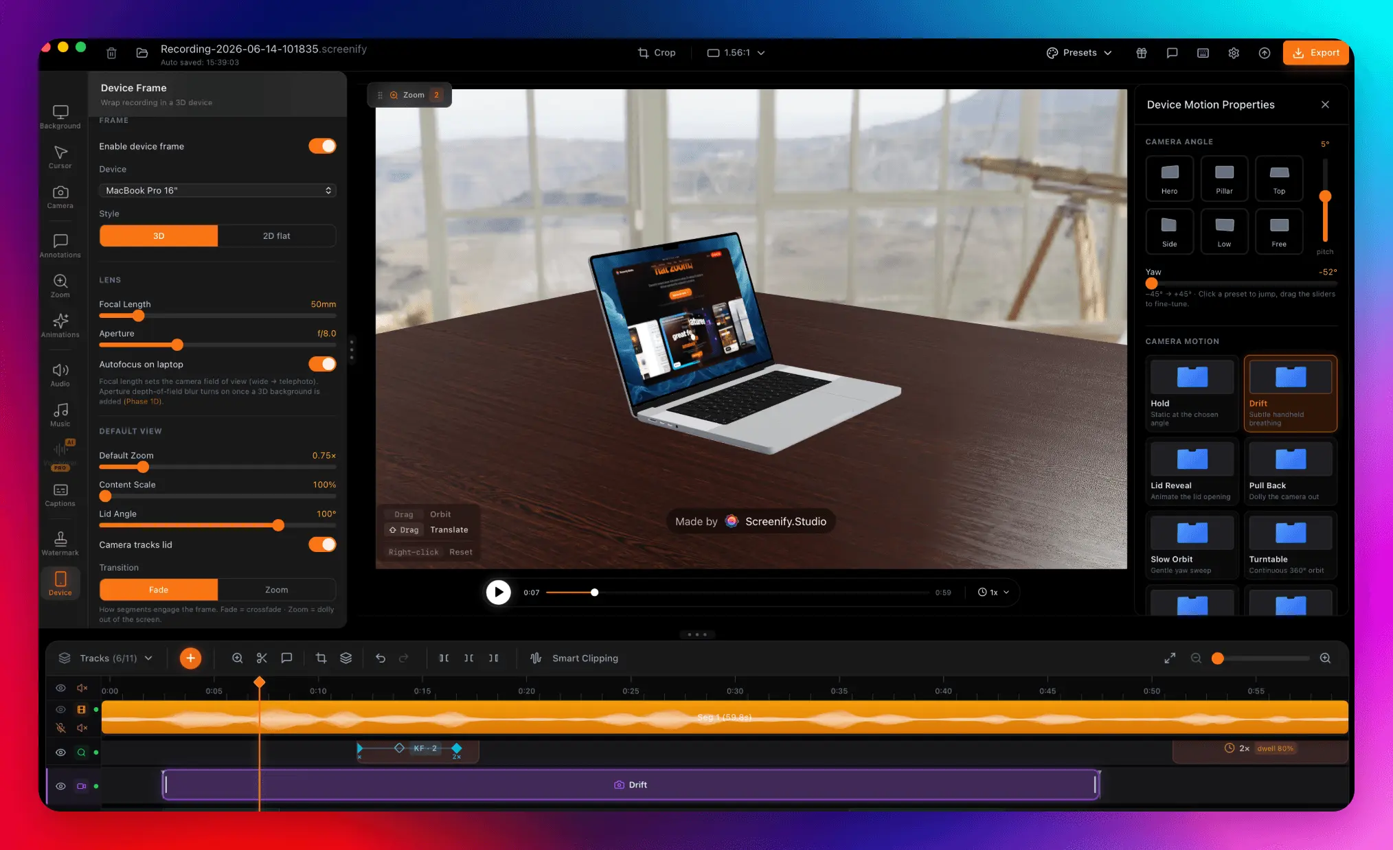 Screenshot 2 of Screenify Studio