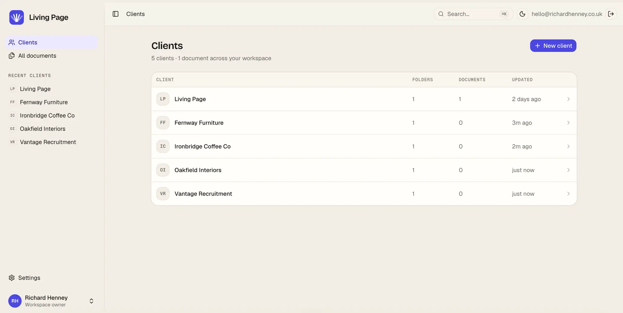Screenshot 4 of Living Page
