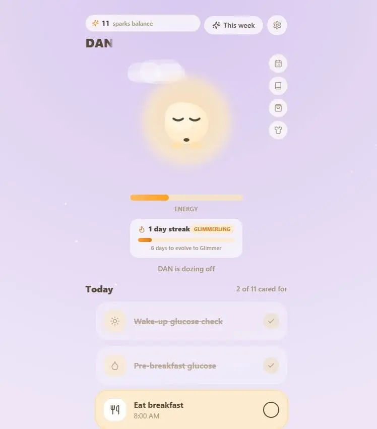 Screenshot 2 of GlimmerPal