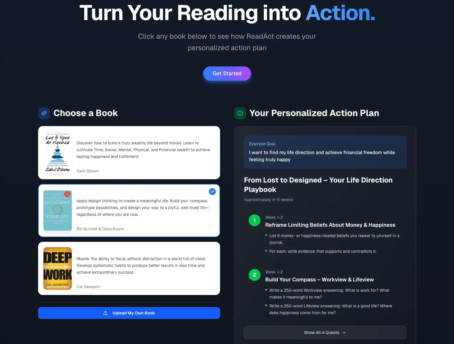 Screenshot 1 of ReadAct