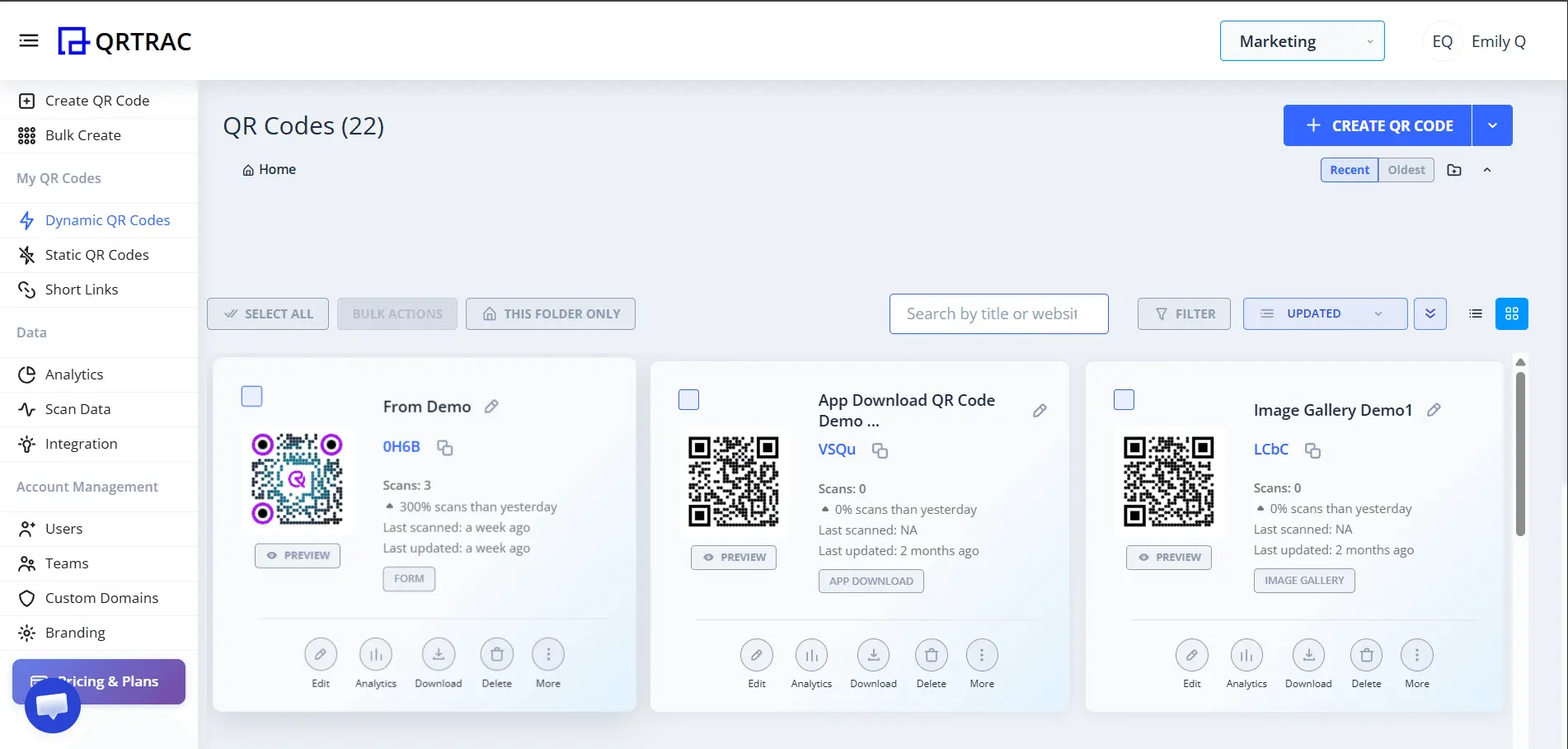 Screenshot 1 of QRTRAC