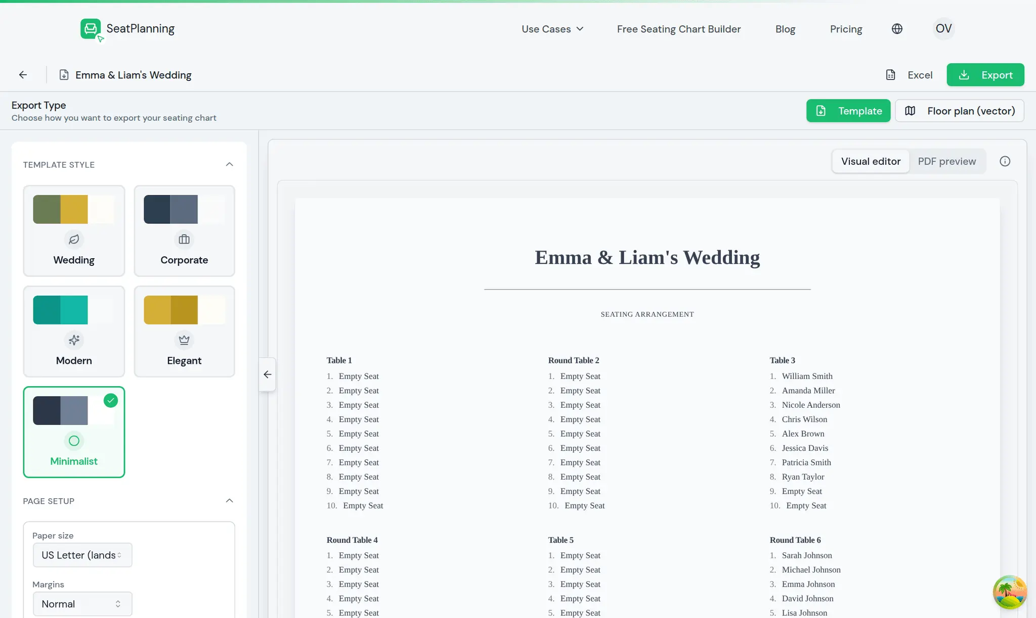 Screenshot 3 of SeatPlanning