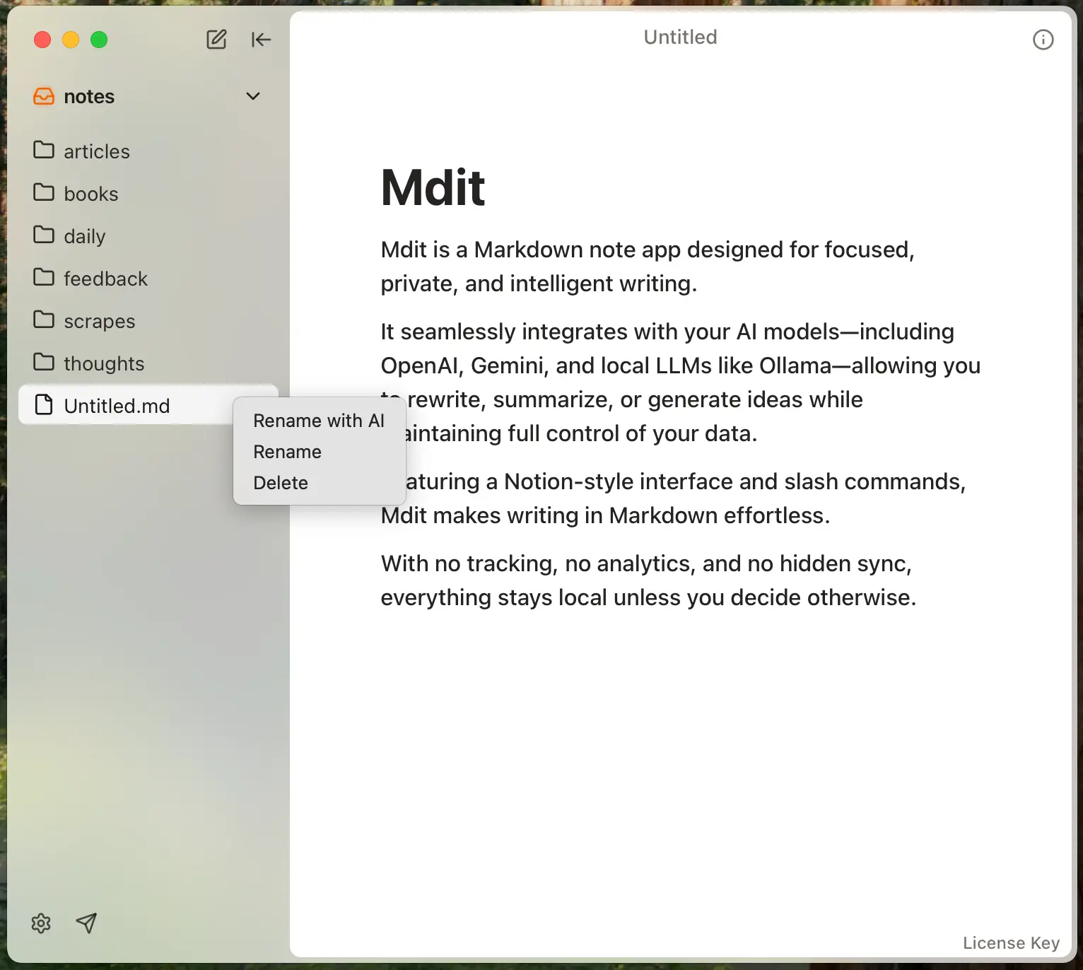 Screenshot 4 of Mdit - Markdown Notes