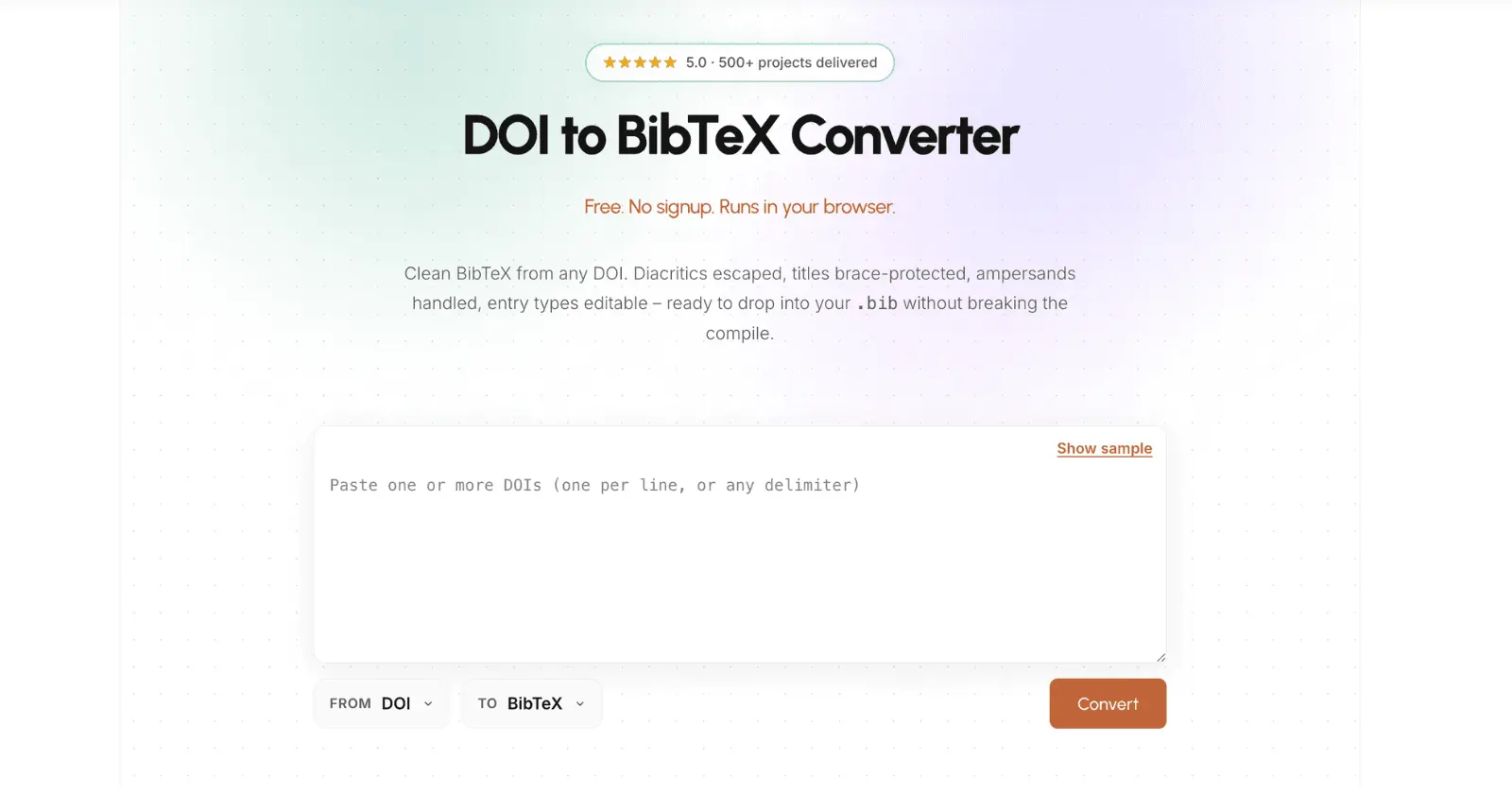 Screenshot 2 of BibTeX Generator Tools by TheLaTeXLab