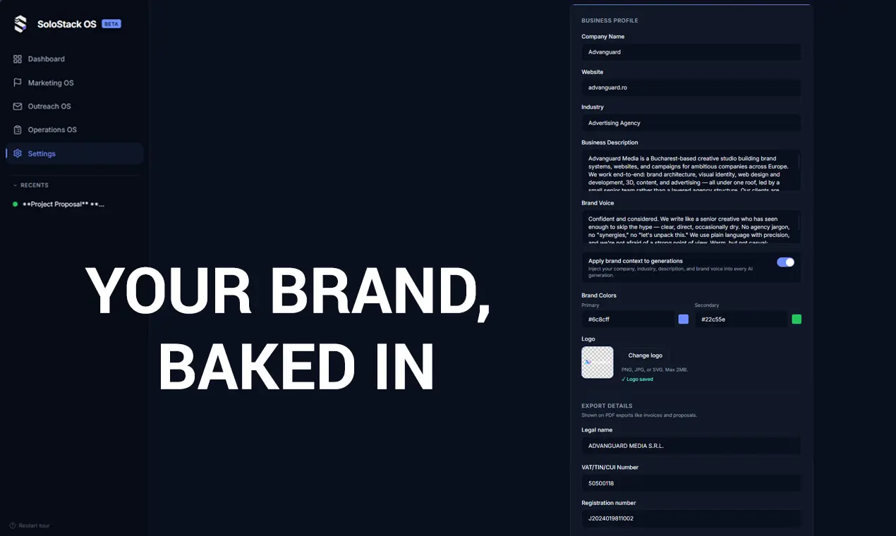 Screenshot 3 of SoloStack OS