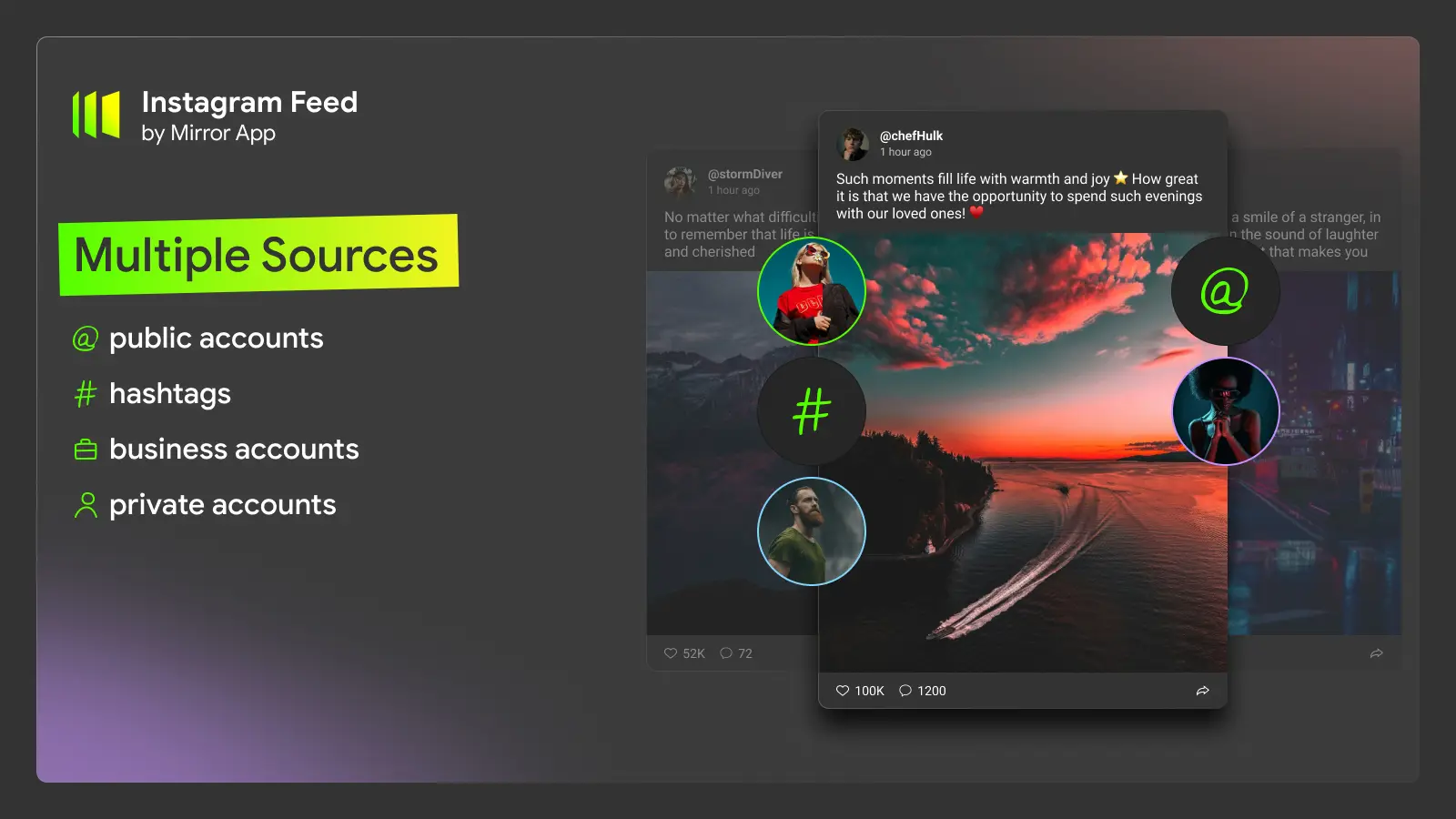 Screenshot 5 of Mirror App. Instagram Feed Widget