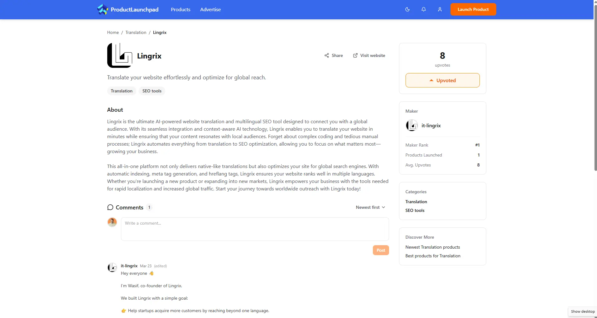 Screenshot 3 of ProductLaunchpad.app