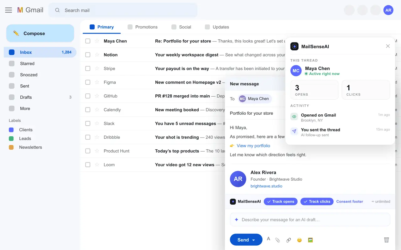 Screenshot 3 of MailSenseAI