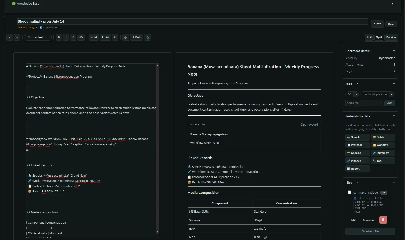 Screenshot 2 of FlaskTrack