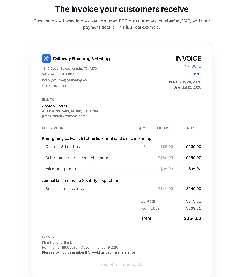 Screenshot 6 of ServiceInvoice