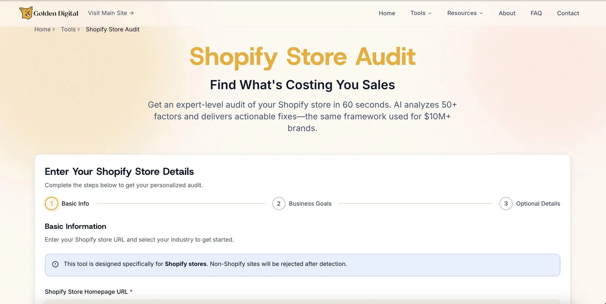 Screenshot 2 of Golden Digital Free D2C Mktg Tools
