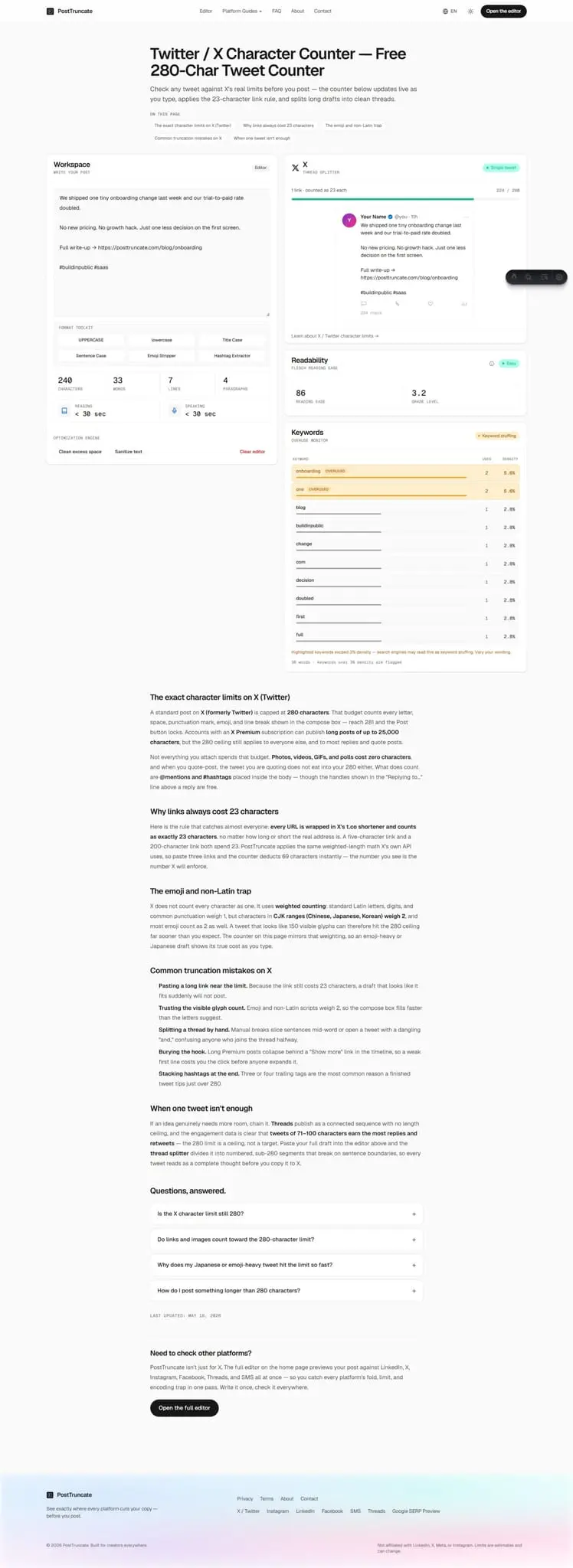 Screenshot 6 of PostTruncate