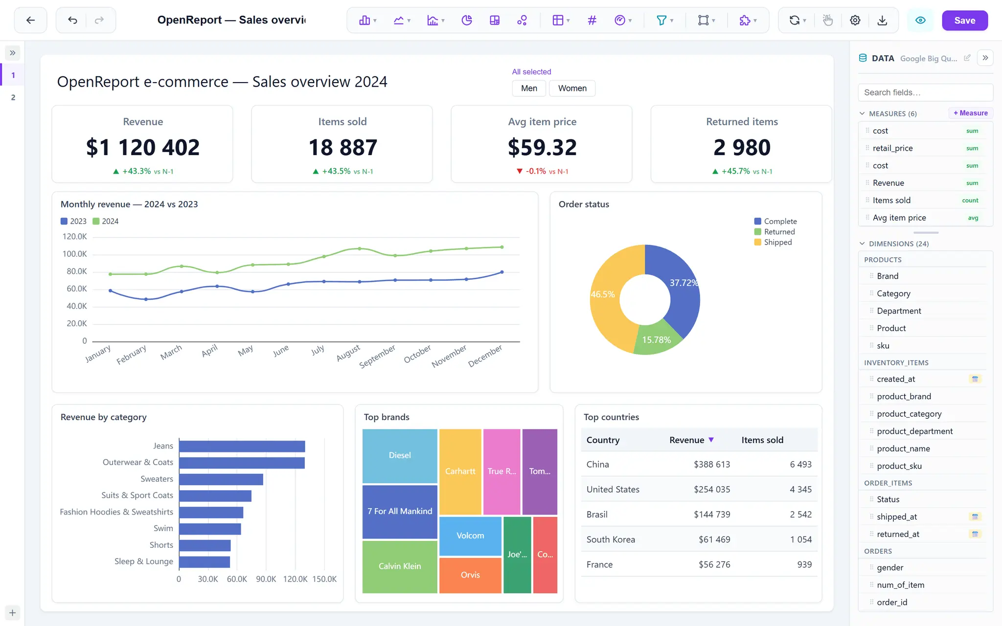 Screenshot 3 of Open Report