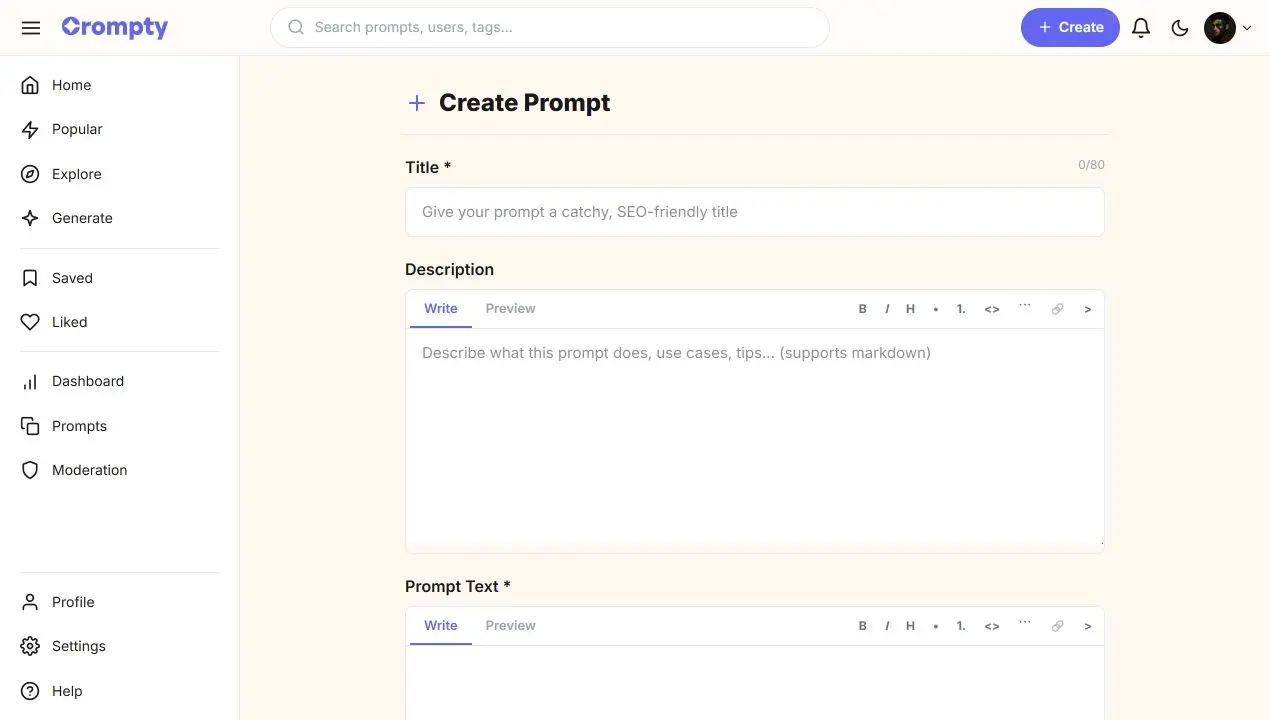 Screenshot 1 of Crompty