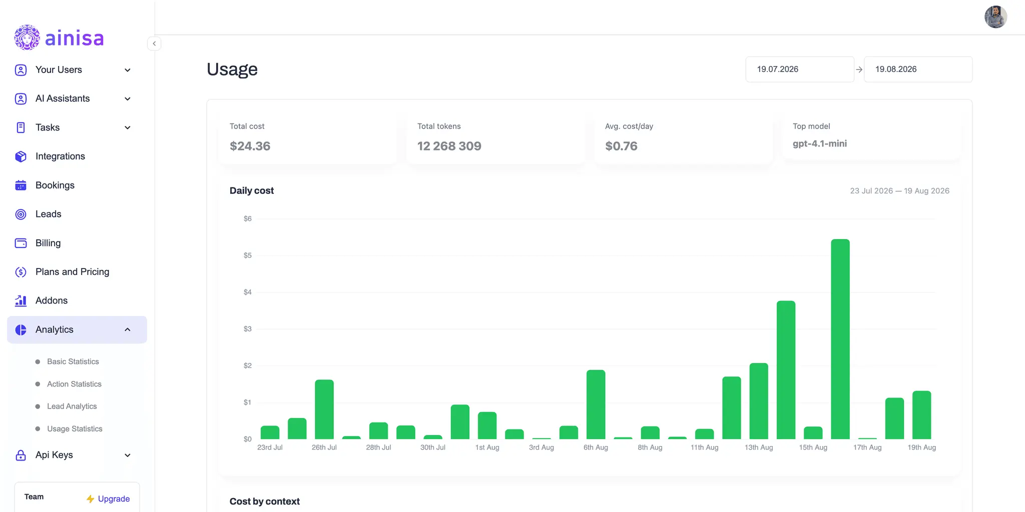 Screenshot 1 of Ainisa AI