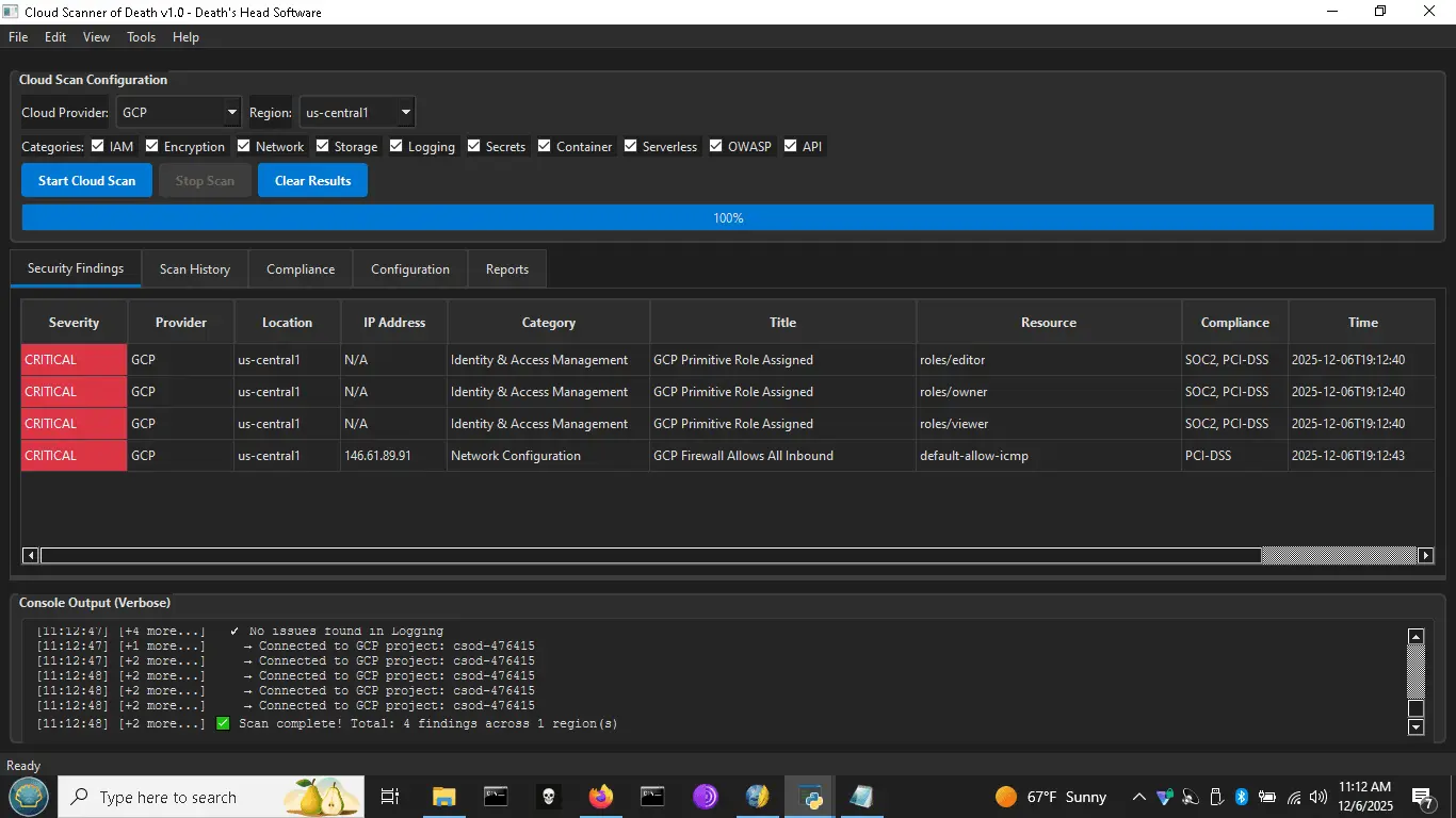Screenshot 1 of Cloud Scanner of Death