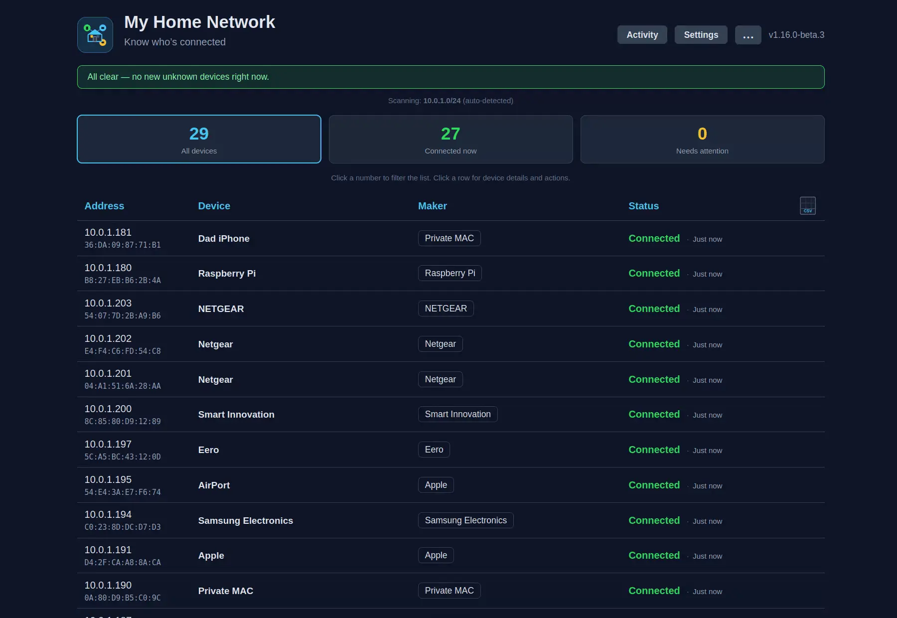 Screenshot 1 of My Home Network