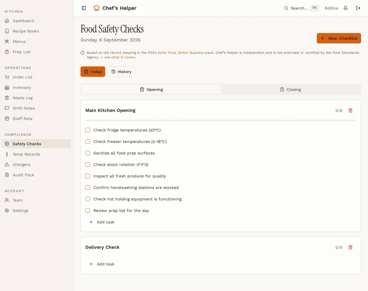 Screenshot 3 of Chef's Helper