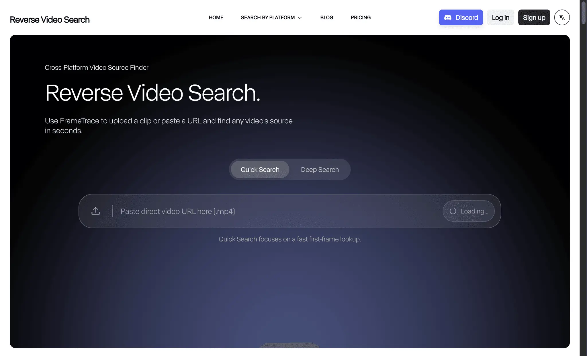 Screenshot 1 of Reverse Video Search
