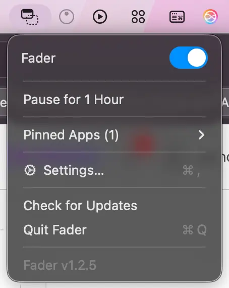Screenshot 2 of Fader