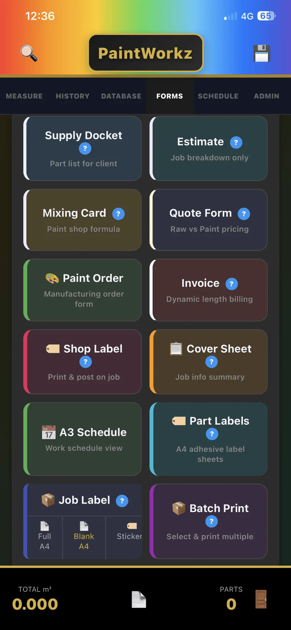 Screenshot 1 of PaintWorkz Pro