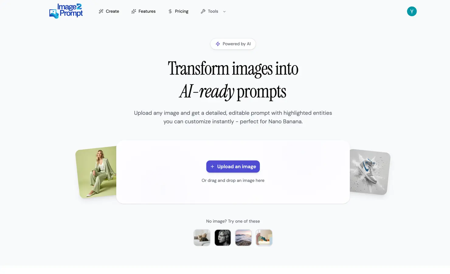 Screenshot 1 of Image to Prompt