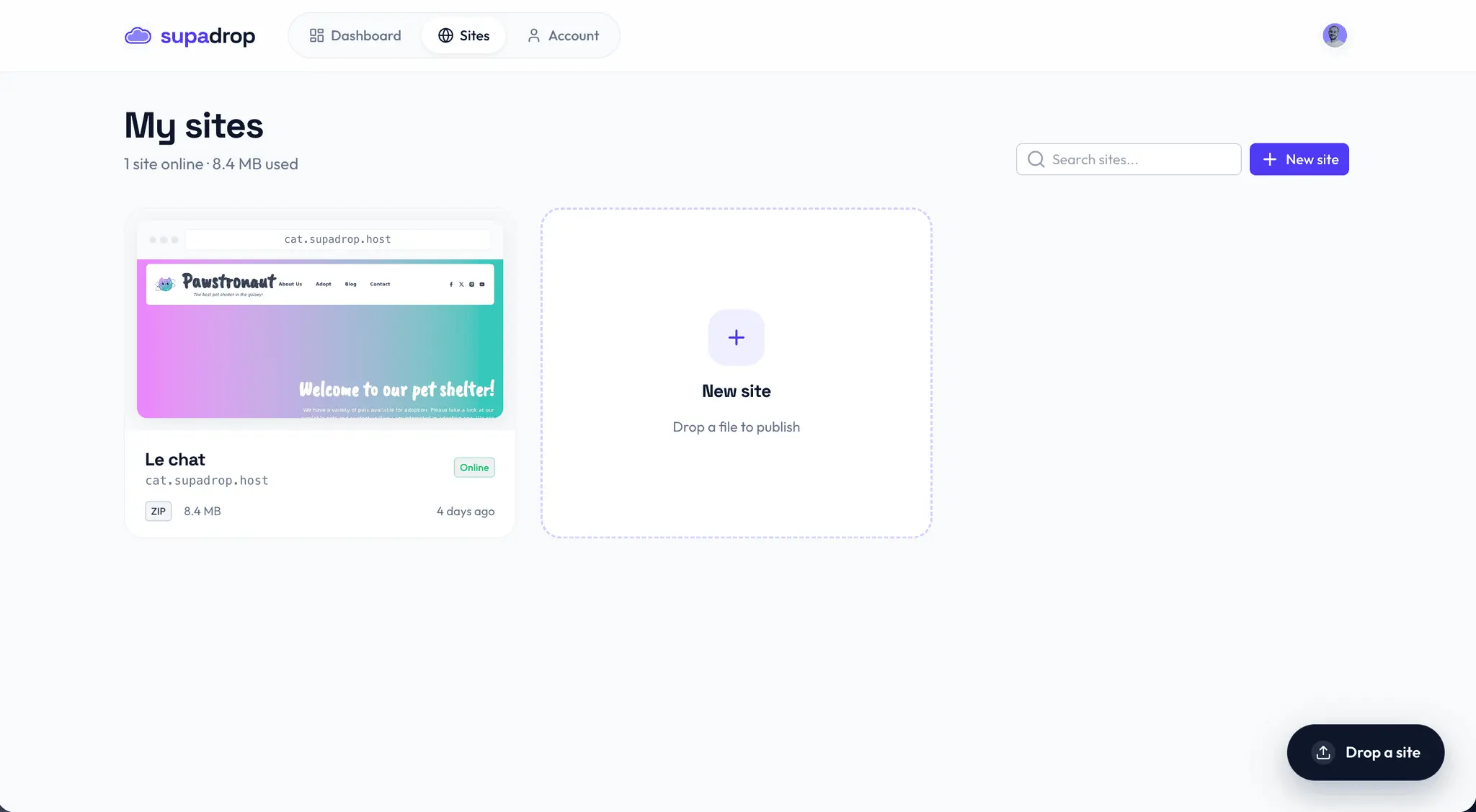Screenshot 2 of Supadrop