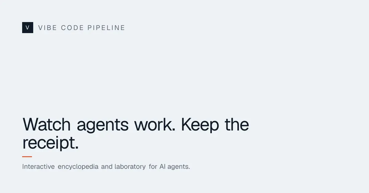 Screenshot 1 of Vibe Code Pipeline
