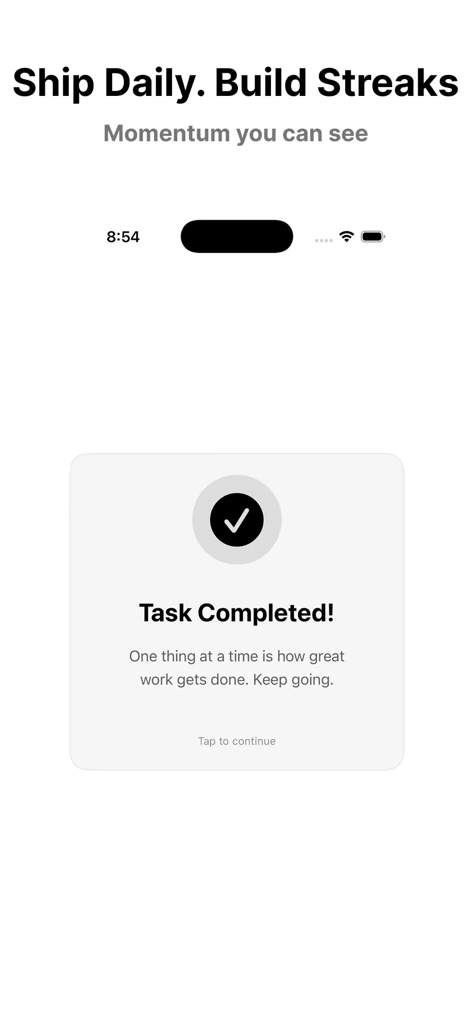 Screenshot 3 of OneTask Single Task Timer App