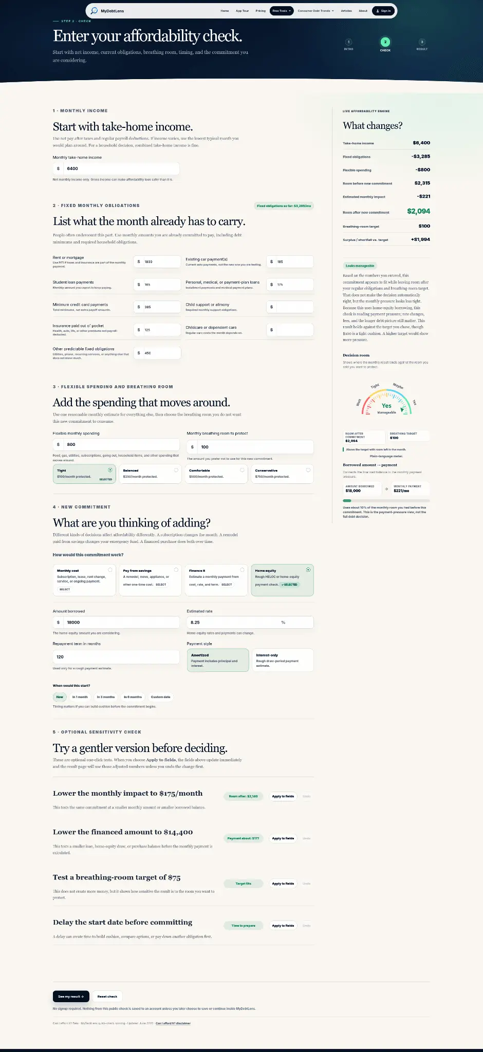 Screenshot 6 of MyDebtLens
