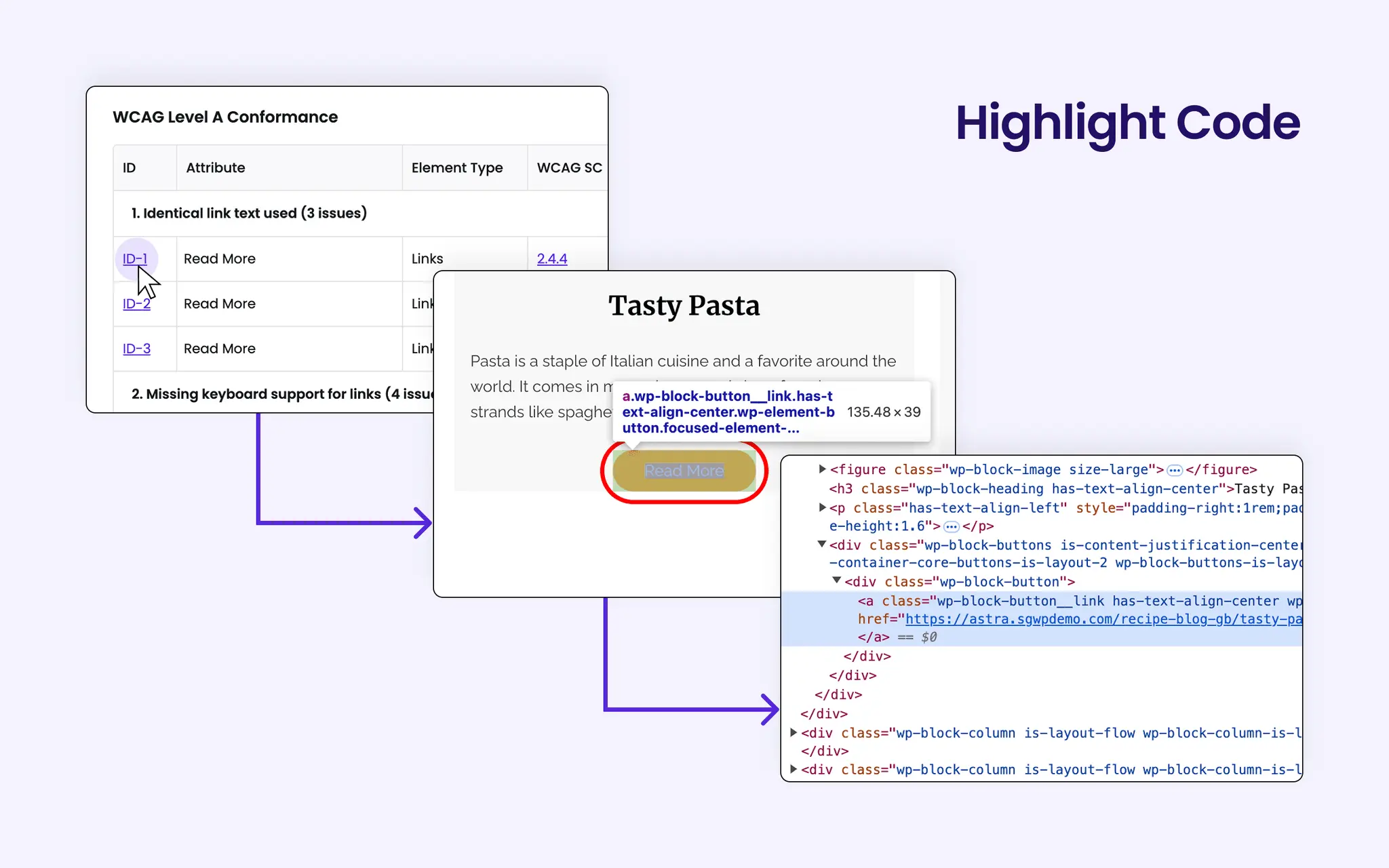 Screenshot 8 of A11yInspect Browser Extension