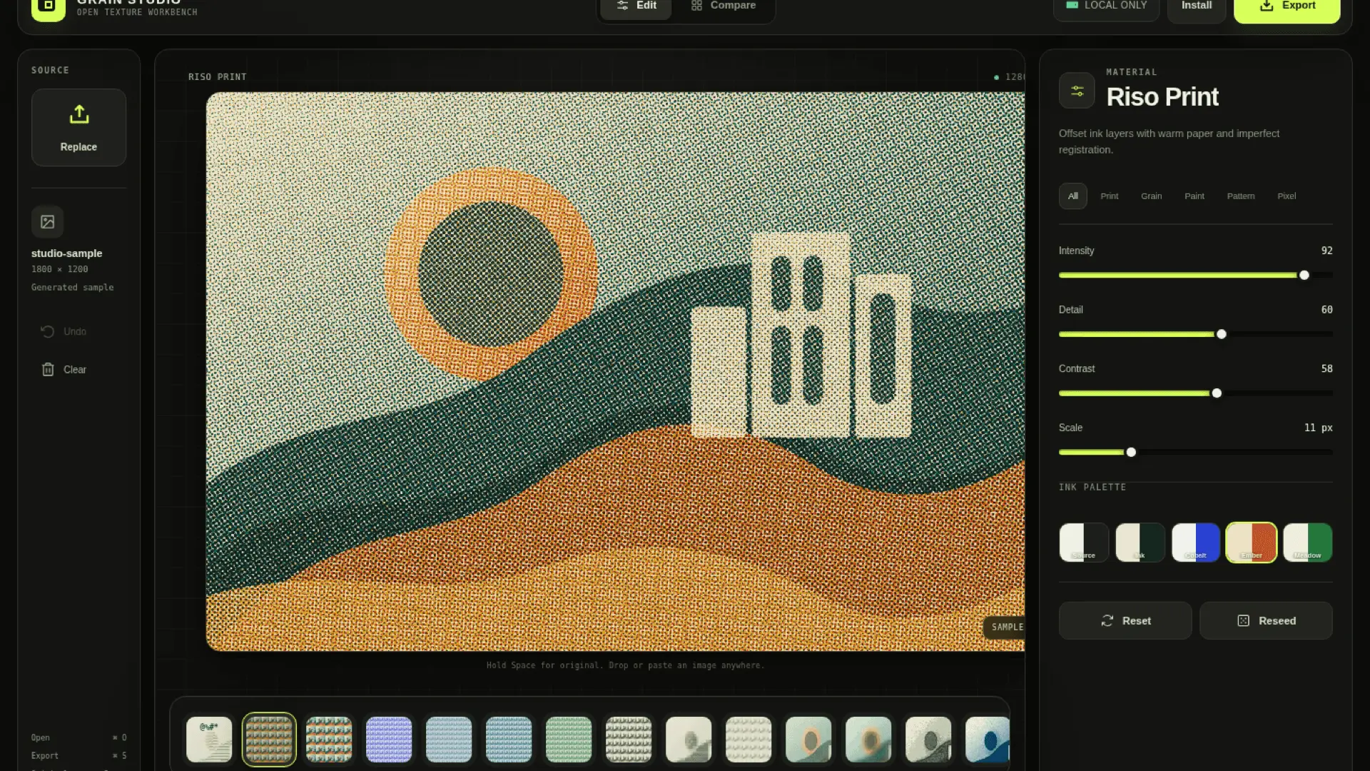 Screenshot 2 of Grain Studio