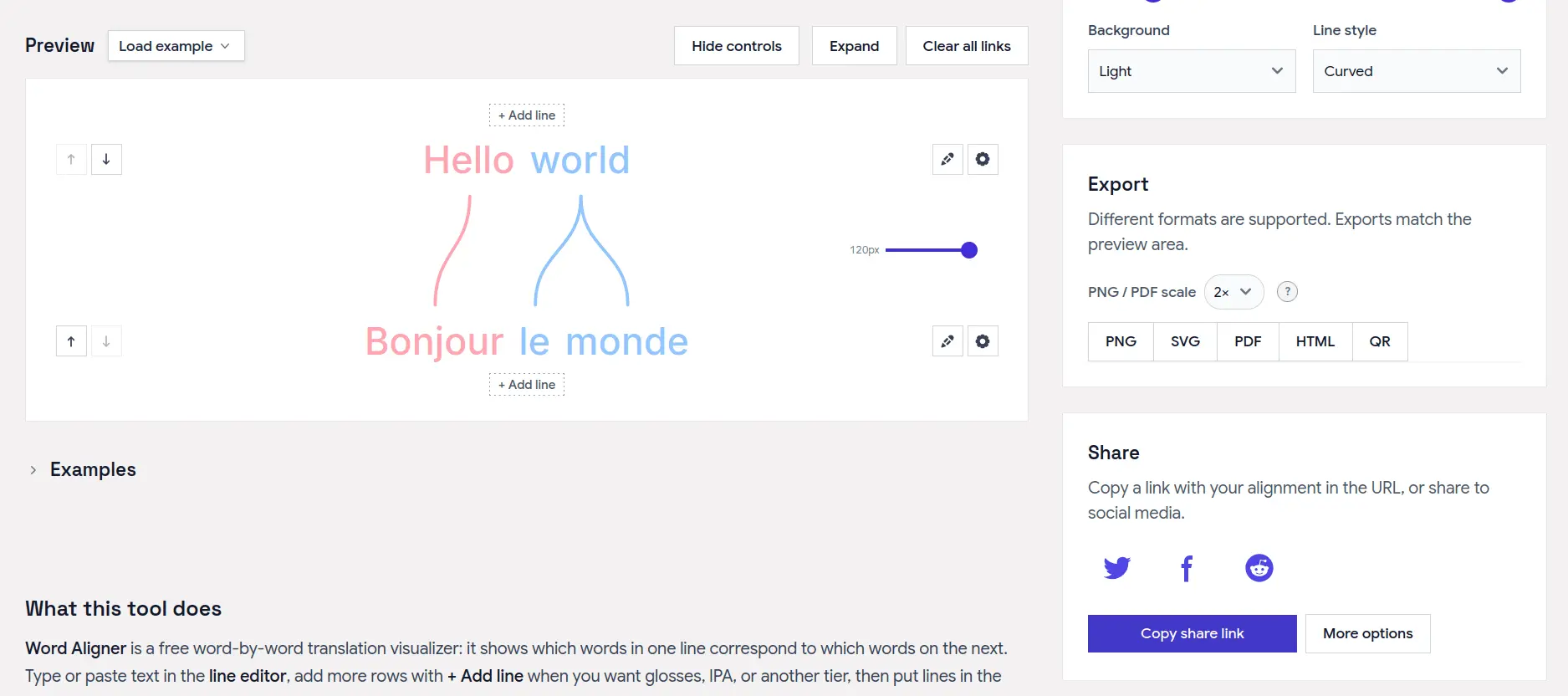 Screenshot 2 of Word Aligner