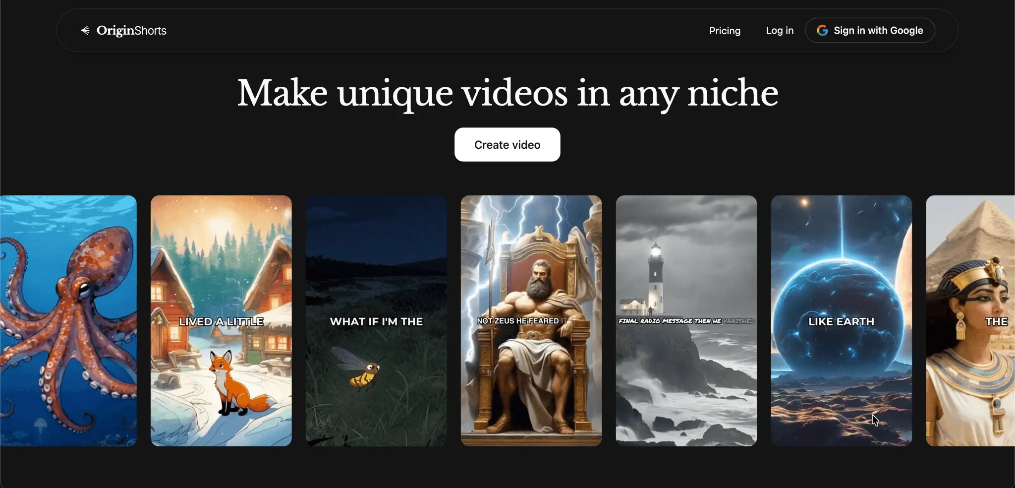 Screenshot 2 of OriginShorts