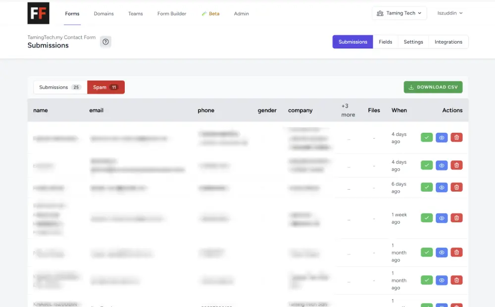 Screenshot 4 of FiraForm