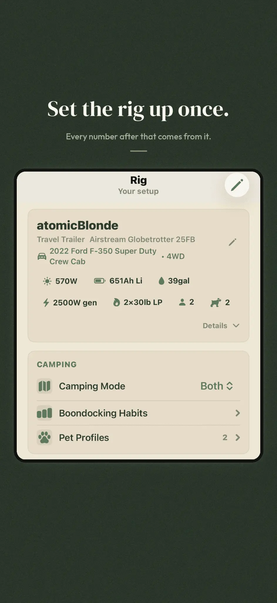 Screenshot 2 of RigSense: RV Boondocking