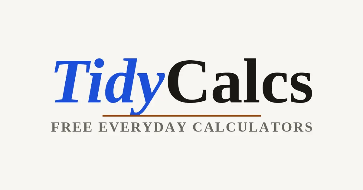 Screenshot 1 of TidyCalcs