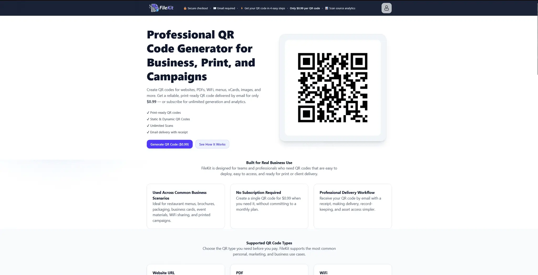 Screenshot 2 of FileKit QR Code Generator