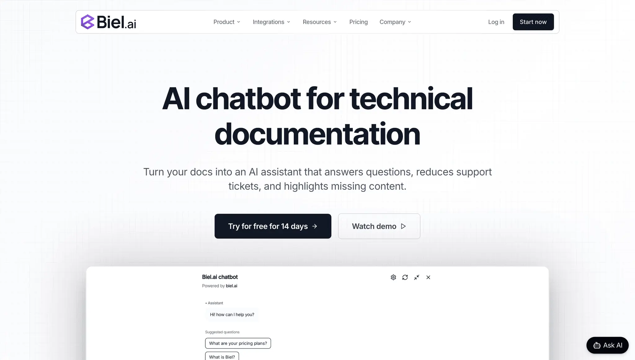 Screenshot 1 of Biel.ai