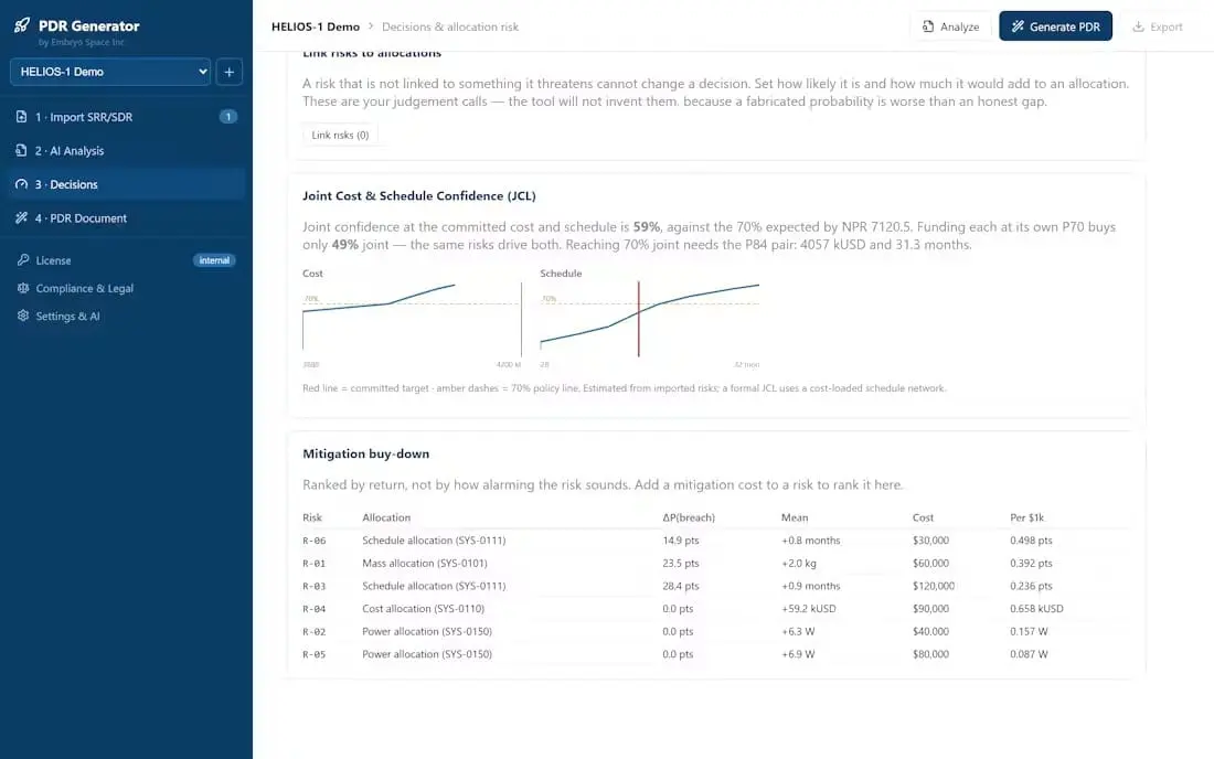 Screenshot 1 of PDR Generator