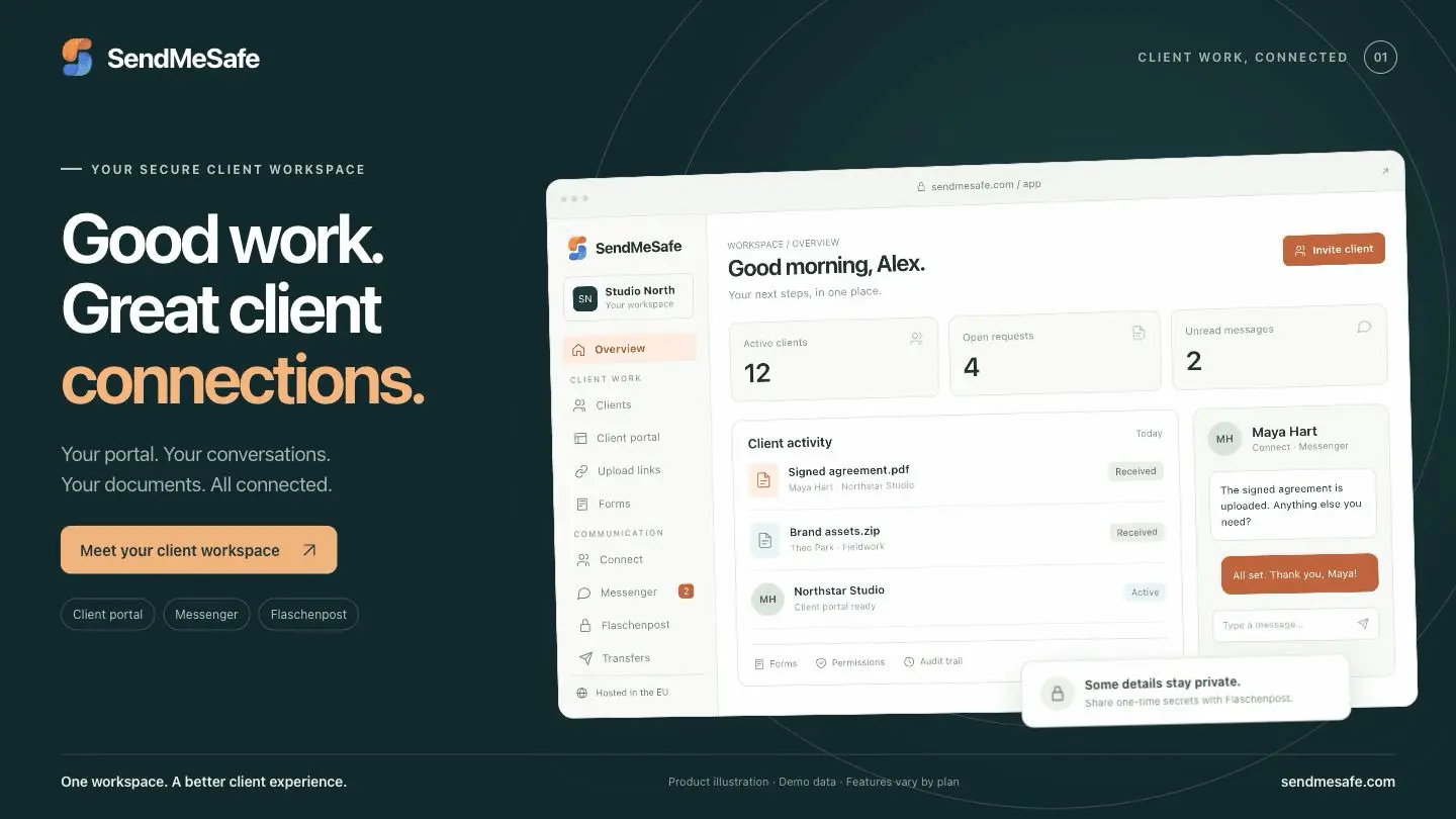 Screenshot 1 of SendMeSafe