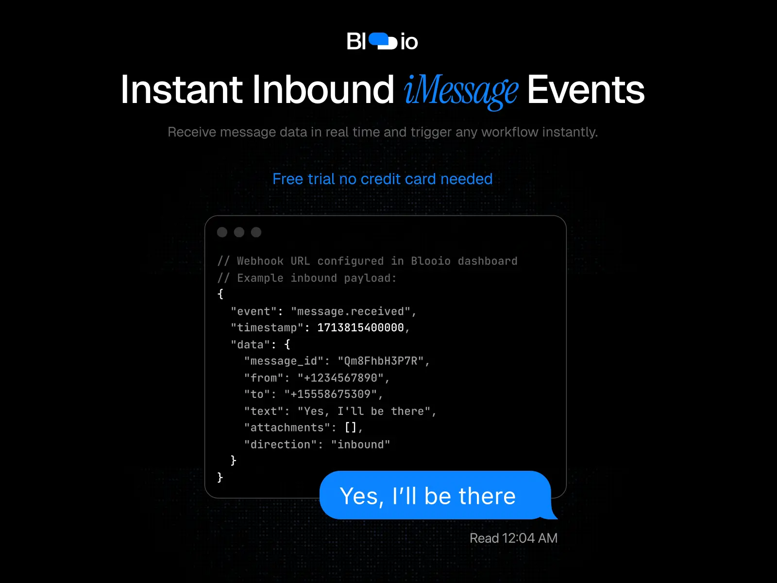 Screenshot 2 of Blooio – blue messages from anywhere
