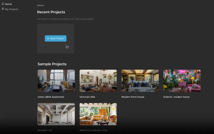 Screenshot 1 of VirtualSpaces: AI 2D to 3D Design