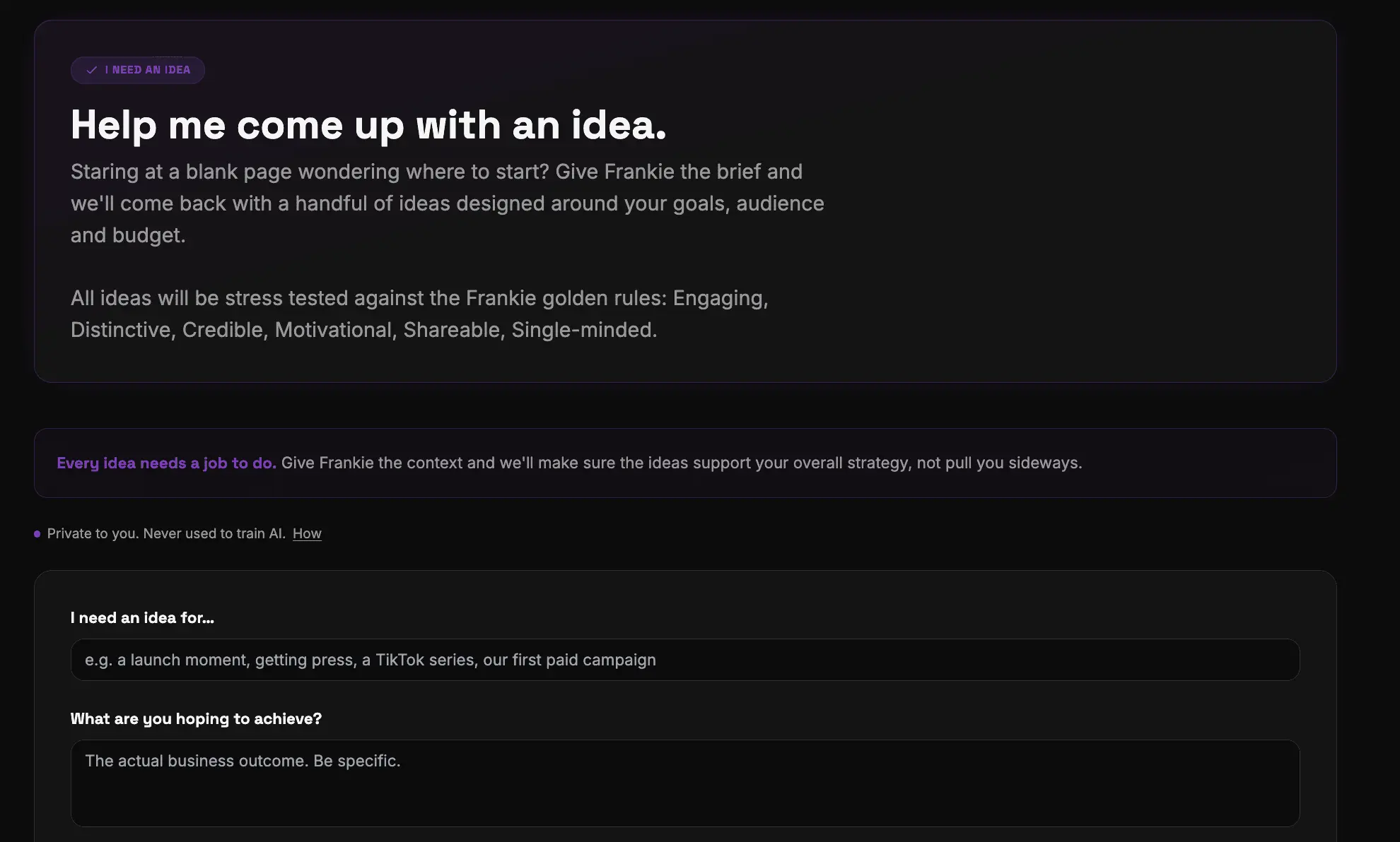 Screenshot 4 of Frankie Marketing Brain