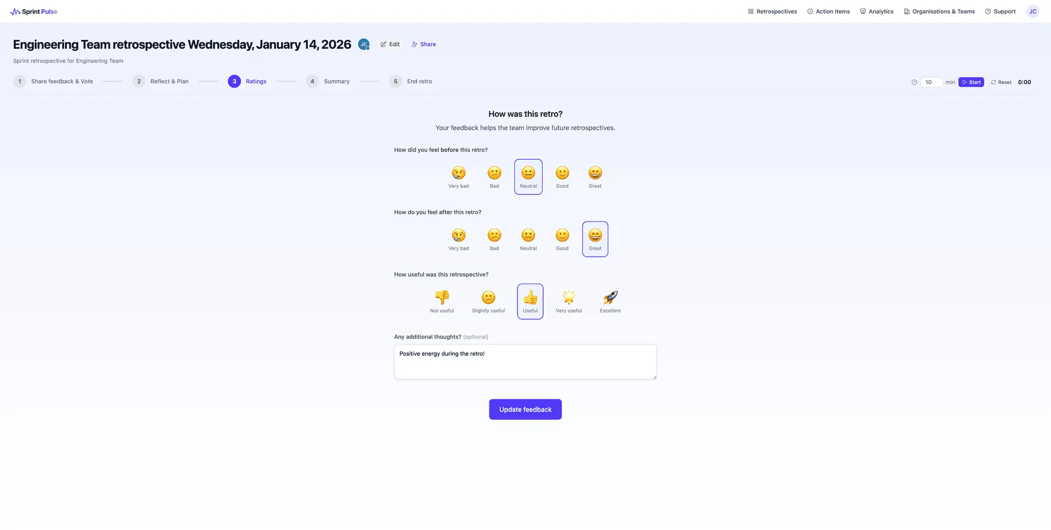 Screenshot 4 of SprintPulse